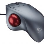 The wired Logitech Wired Trackman trackball. (source: Logitech)