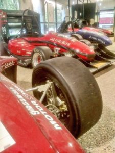 Formula race cars in Karlsruhe